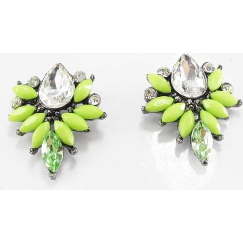 YaYi Jewelry Fashion BOHO Multi Glass Crystal Rhinestone Dangle Women Ancient Gold Color Wear Ear Band Long Tassel Earrings