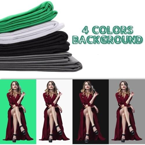 1.6*3m Photo Background Fotografia Green Screen Non-Woven Photography Backdrop Cloth Chroma Key 4Color for Studio Photo Lighting