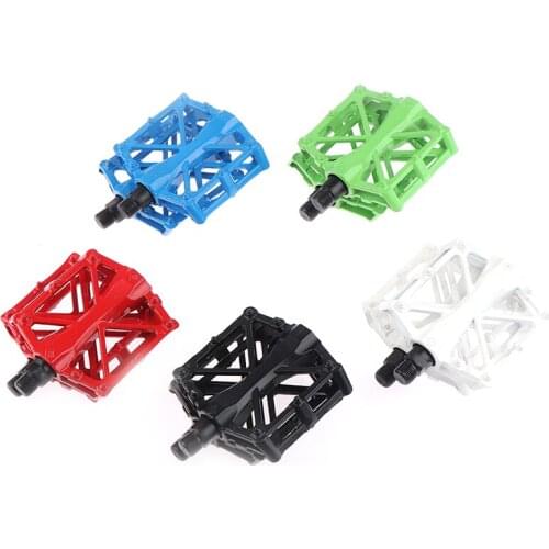 1 Pair Mountain Bike Pedal Bicycle Flat Aluminum alloy Pedal Multi-Colors