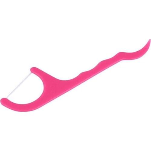 20Pcs/Pack Disposable Dental Floss Picks Sticks Interdental Brush 2 In 1 Plastic Toothpick Cleaning Mouth Oral Care Hygiene