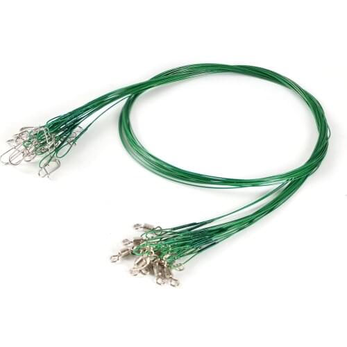 20pcs Fishing Rolling Swivel & Safety Snap Connectors High Quality Strength 30kg Fish Line Accessories Terminal Fishing Tackle