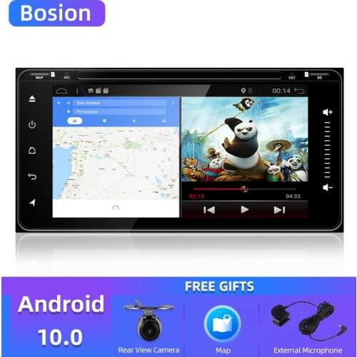 4 core 2 din android 10.0 car dvd gps navigation for Toyota Avalon AVanza Celica camry corolla car radio video player WIFI BT5.0