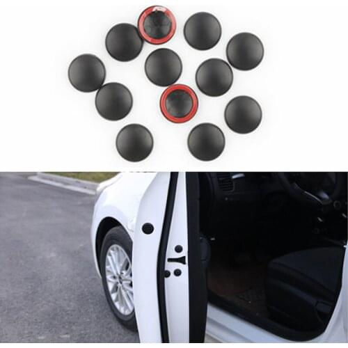12Pc Car Door Lock Screw Protector Cover Auto Accessories For Volkswagen VW Jetta MK5 MK6 Polo Scirocco Lavida Eos Bora
