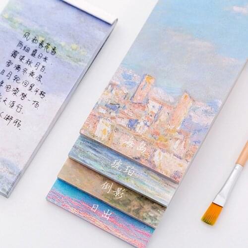 20pcs creative hand-painted notebook to-do list notes school office supplies student Notepad