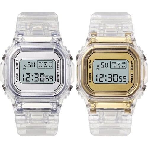 Women Business Electronic Watch Simple Luxury Silicone Buckle Sport Men Watch Women Relogio Masculino Digital Clock Reloj Hombre