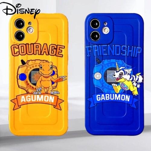 TAKARA TOMY Pokemon Cartoon Gabumon Phone Case for IPhone 7/8P/X/XR/XS/XSMAX/11/12Pro/12min Phone Couple Case Cover