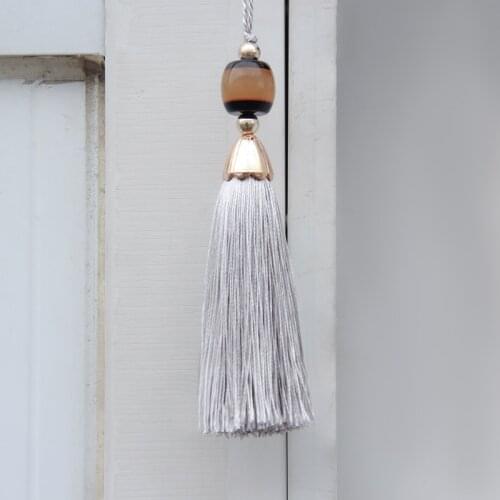Keychain Doors Crafts DIY Decorative Tassel for Bag Home Decoration Accessories Jewelry Long Silk Tassels Fringe Curtains Brush