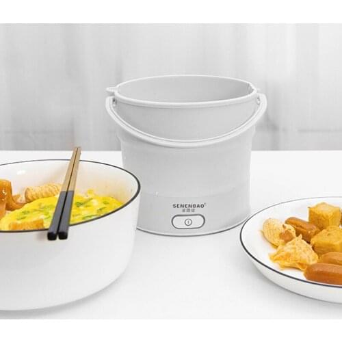 Travel portable pot office electric boiling pot 110v travel folding dual voltage multifunctional small household appliances