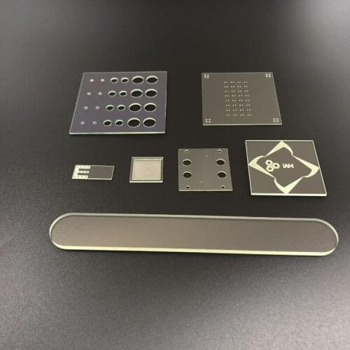 Customized ITO conductive glass FTO conductive glass perforation, edge grinding and grooving
