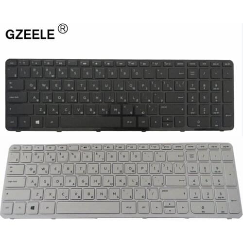 GZEELE new Keyboard for HP Pavilion PK1314D3A05 SG-59830-XAA SG-59820-XAA 719853-251 708168-251 749658-251 with frame RU russian