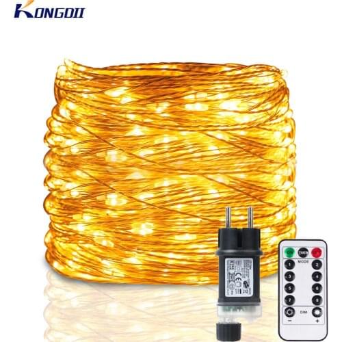 Kongdii LED String Lights With Transparent Wire