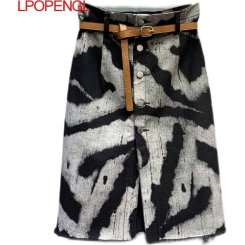 LPOPENGL High Waist Skirts For Women