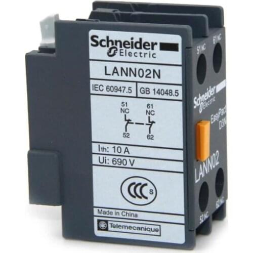 LANN02N D3N instantaneous auxiliary contact module - 2NC