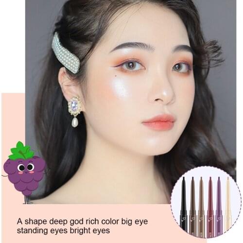 6 Color Eyeliner Waterproof Quick-drying Pen Long-lasting Not Blooming Liquid Eye Liner Smooth Eye Makeup Maquillaje TSLM1