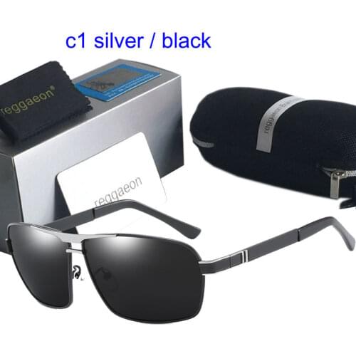 Mercade Famous brand Sunglasses Men Polarized Driving Glasses UV400 Brand Designer Eyewear Metal Retro Gafas De Sol Hombre