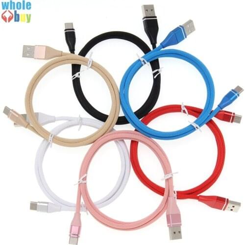 500pcs/lot USB Cable 0.25M 1M 2M 3M Meteor Fabric Type C 8pin Micro Usb Data Sync Charger Cable for Xiaomi Iphone Xr Wholesale