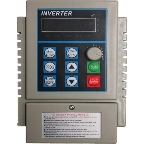 VFD Inverter XSY-AT1 0.75KW 0.45KW Frequency Converter 3P-220V Output CNC Spindle motor speed Control VFD Converter