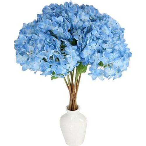 1 Bouquet Artificial Flower Hydrangea Party Wedding Bridal Home Fake Flowers Home Decor