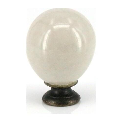 10PCS 25mm Ceramic Ball Drawer Pulls and Knobs Cabinet Cupboard Door Handles Knobs Single Hole Cabinet Pulls Furniture Handles