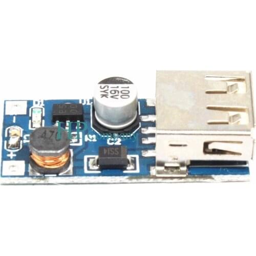 100PCS DC-DC Boost Module (0.9V ~ 5V) 600mA Boost Converter Step Up Module USB Mobile Power Boost Board