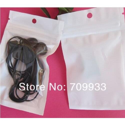 150pcs/lot(10*18cm)Electronic accessories poly bag Gift Wrap Phone Liner Package bag Zipper Clear white retail plastic package