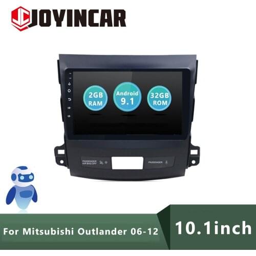 JOYINCAR Android 9.1 Car Radio for Mitsubishi Outlander Xl 2 CW0W 2006-2012 Multimedia Video Player 2din GPS Stereos Head Unit