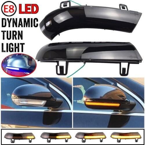 Flowing Water Blinker LED Dynamic Turn Signal Light For VW GOLF 5 Plus Jetta MK5 Passat B6 EOS Side Mirror Flashing Indicator