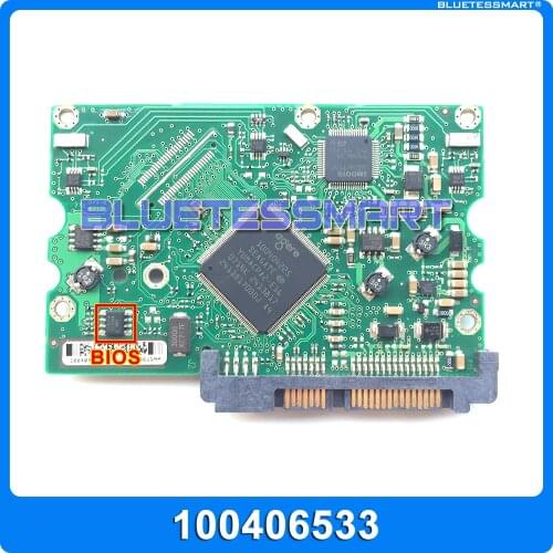 Hard drive parts PCB logic board printed circuit board 100406533 for Seagate 3.5 SATA hdd data recovery hard drive repair