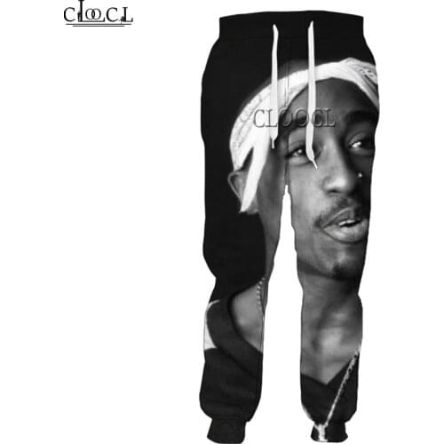 HX Newest Hip Hop Rapper Amaru Shakur 2pac Tupac Trousers Men Women 3D Print Funny Fashion Harajuku Autumn Streetwear Sweatpants