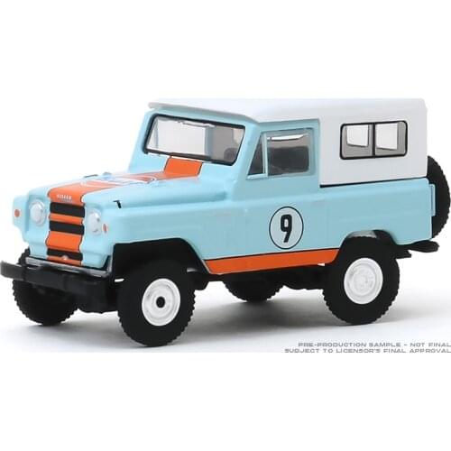 GreenLight 1:64 1966 Nissan Patrol GULF boutique alloy car toys for children kids toys Model original box