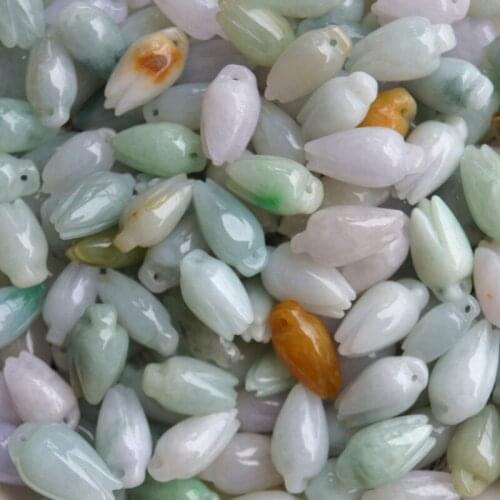 Fine Jewelry DIV accessories jade jade orchid ice - woven bracelet jade orchid Pendant Beads