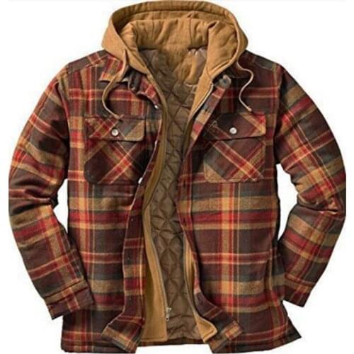 LUCLESAM Men's Parkas With A Hood