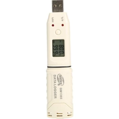Mini Digital USB Temperature Humidity Recorder Pen Type Brand LCD Humidity Temperature Data Logger -30~+80 Celsius Auto Recorder