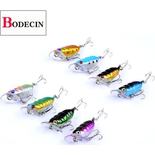 Minnow Artificial/Hard/Fake Bait For Fishing Tackle/Lure/Accessories Wobbler Bionic Crankbait Pesca Cicada Lures 8pcs Simulation