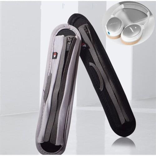 Headphones Headband Cushion Pads Bumper Cover Zipper Replacement for BOSE QC25 QC15 QC35II Headset