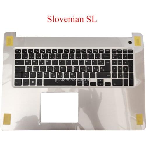 Laptop Palmrest SL RU SW TR AR keyboard For DELL For Inspiron 17 5770 P35E 0GV9FW GV9FW 0R3R5K 0NVYN4 0PRMJM 0R4Y49 0N88GW new