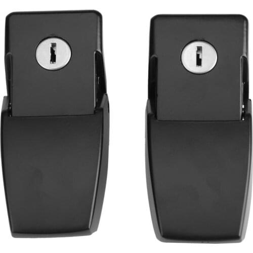 Anti-Theft Engine Lock Hood Stainless Bracket Latches Buckle Holder with Key For Jeep Wrangler JK 2007- 17 Car Hood Catches