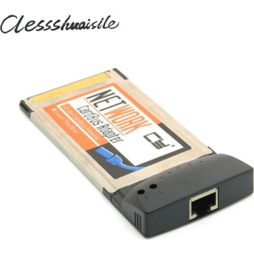 Network Ethernet RJ45 PCMCIA Cardbus Laptop/Notebook Expansion Card Adapter 100Mbps 54mm