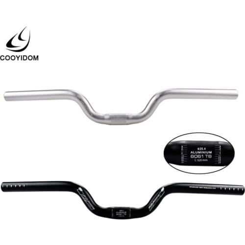 Aluminum Alloy Folding Swallow Shaped Handlebar Bicycle Handlebar 520mm*25.4mm Mountain Road Bike Steering Wheel Bicycle Parts