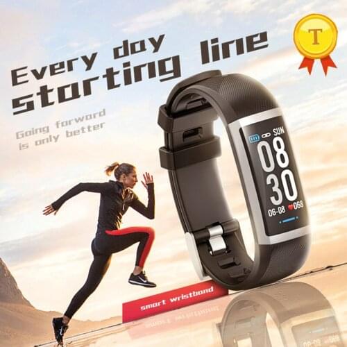 Smart band heart rate blood pressure monitoring ip67 waterproof sleep monitor fitness tracker message reminder smart bracelet