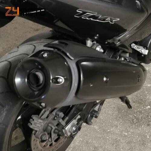 T max Motorcycle Exhaust Pipe Cover Cowl Protector Set For Yamaha XP500 tmax500 tmax530 Tmax 500 530 2012 2013 2014 2015 2016