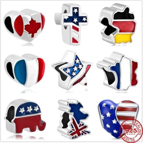 Hot Sale 100% Real 925 Sterling Silver Charm Fit Original Pandora Bracelet Making Fashion DIY Jewelry For Women Factory Outlet