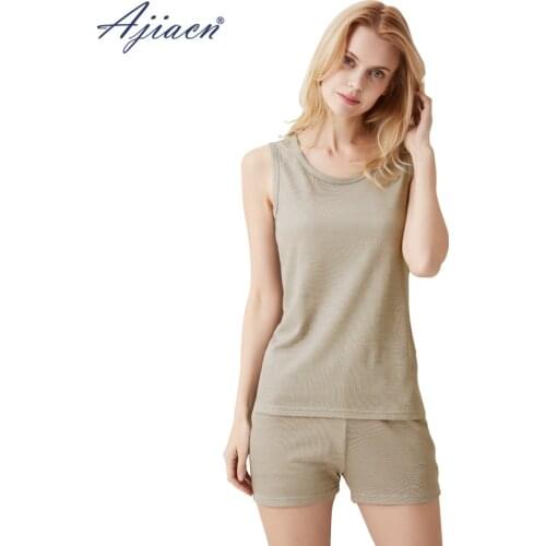 Anti-electromagnetic radiation Womens Tanks and boyshort Electrical appliances EMF shielding 34.2% silver fiber underwear sets
