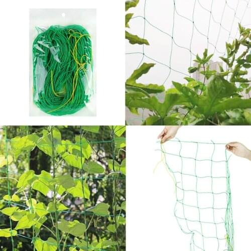 0.9x1.8m/1.8x1.8m/1.8x2.7m/1.8x3.6m Garden Plants Climbing Net Nylon Net Morning Glory Flower Vine Grow Holder Gardening Network