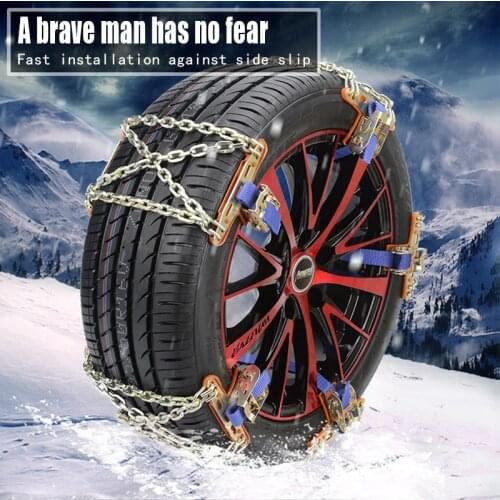 Snow Chains Car Tire Snow Chain Truck Car Wheels Snow Ice Chains Belt Winter Anti-skid Vehicles SUV Wheel Anti-slip Chain
