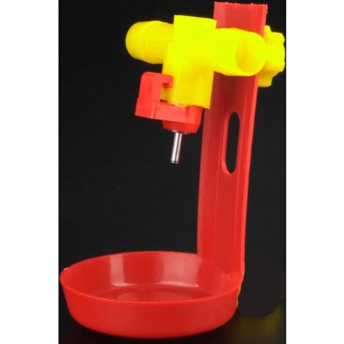 10PCS New Generation of Automatic for Three Way Chicken Water Drinking Cups