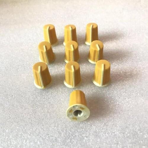 10PCS Replace EQ Rotary Knob For Pioneer DJ MIXER DJM djm-2000 900 850 750 700 800, - DAA1176 DAA1305 - yellow color