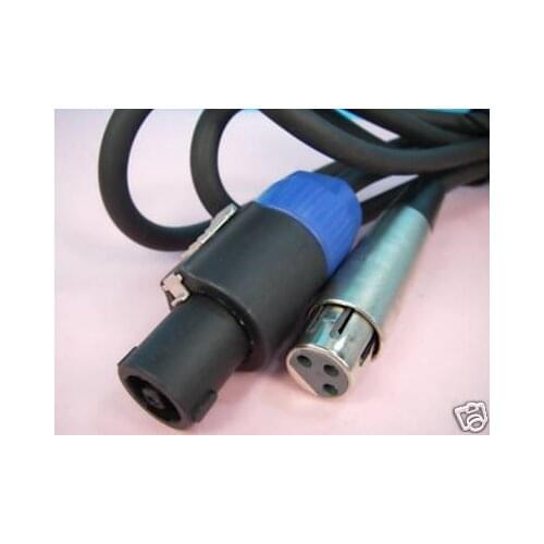 20 XLR Female to TWIST Male Audio Speaker Cable 2m 626