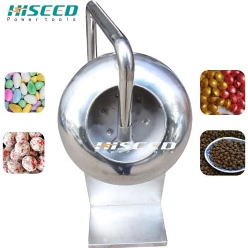 Peanut chocolate dragee machine