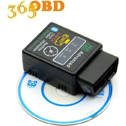 ELM 327 V1.5 25k80 HHOBD OBD2 Car Diagnostic tool Scanner ELM327 Bluetooth Interface Support All OBDII OBD Protocols